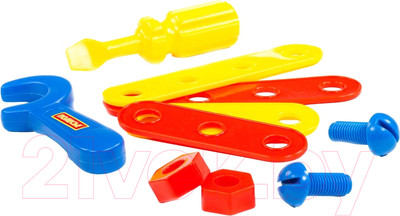 Набор инструментов игрушечный Полесье Механик / 56054 (10эл)