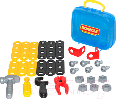 Набор инструментов игрушечный Полесье Механик / 56498 (30эл, в чемоданчике)