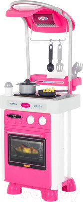 Кухонная плита игрушечная Полесье Carmen №4 с варочной панелью и духовым шкафом / 47953 (в пакете)