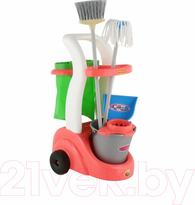 Набор хозяйственный игрушечный Полесье Помощница / 53602 (в коробке)