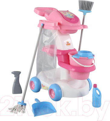 Набор хозяйственный игрушечный Полесье Помощница №4 / 54524 (в пакете)