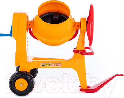 Бетономешалка игрушечная Полесье Бетономешалка №1 с прицепным устройством / 43757