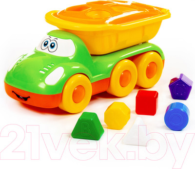 Сортер Полесье Самосвал логический Дружок / 48363