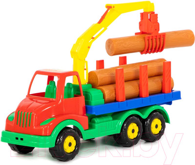 Лесовоз игрушечный Полесье Лесовоз Муромец / 44099