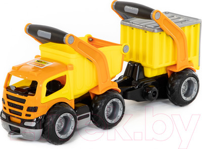 Самосвал игрушечный Полесье с полуприцепом ГрипТрак / 9432