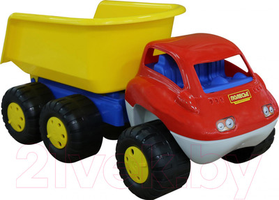 Самосвал игрушечный Полесье с прицепом Дакар / 46116 (в пакете)