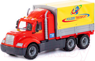 Фургон игрушечный Полесье Майк бортовой тентовый / 58485 (в лотке)