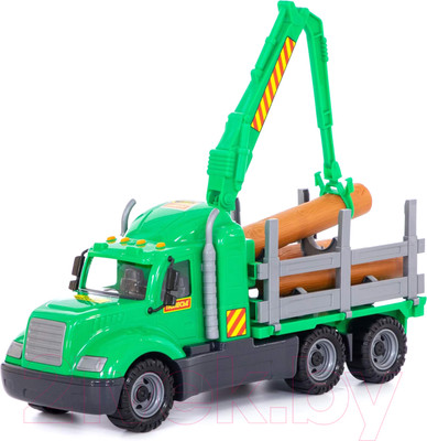 Лесовоз игрушечный Полесье Майк / 55651 (в сеточке)