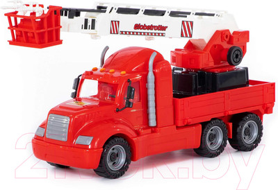 Автомобиль-вышка Полесье Пожарный автомобиль Майк / 61973 (в коробке)