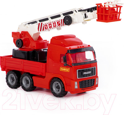 Автомобиль-вышка Полесье Пожарная машина / 58386 (в лотке)