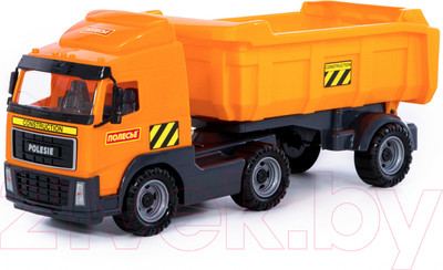 Самосвал игрушечный Полесье с полуприцепом / 58393 (в лотке)