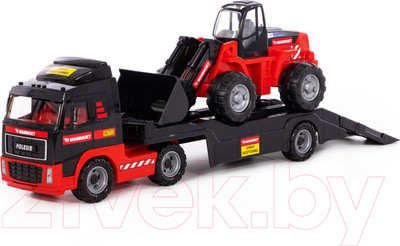 Набор игрушечной техники Полесье Mammoet с трактором-погрузчиком / 56733