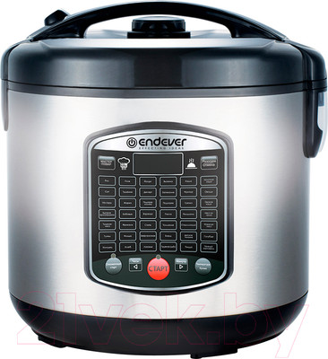 Мультиварка Endever Vita 90 (черный/сталь)