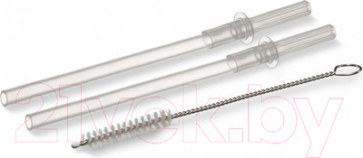 Набор для чистки бутылочки Happy Baby Straw & Brush 2 in 1 11015