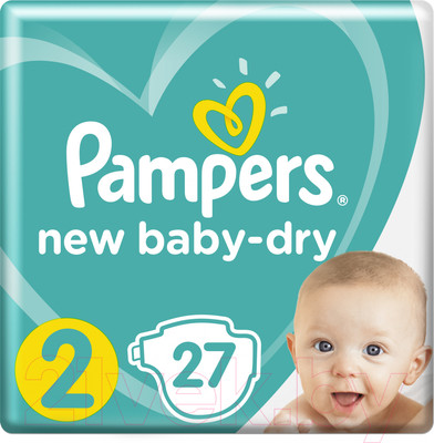 Подгузники детские Pampers New Baby-Dry 2 Mini (27шт)