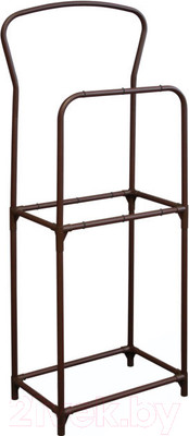 Стойка для одежды Sheffilton SHT-SUR3 (коричневый муар/коричневый)