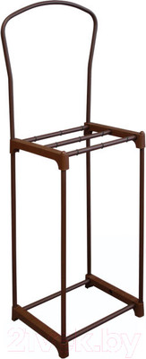 Стойка для одежды Sheffilton SHT-SUR4 (коричневый муар/коричневый)