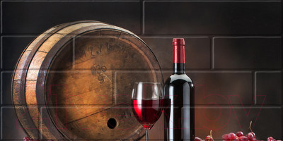 Элемент панно Beryoza Ceramica Брик 1 кремовый (300x600)