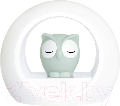 Ночник Zazu Сова Лу / ZA-LOU-01 (серый)