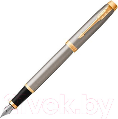 Ручка перьевая имиджевая Parker IM Metal Brushed Metal GT 1931649