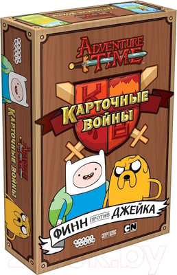 Настольная игра Мир Хобби Время приключений: Карточные войны. Финн против Джейка