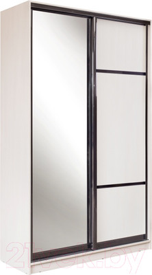 Шкаф-купе Евва 14 BBG.02 / АЭП ШК.2 02 (бодега/венге глянец)