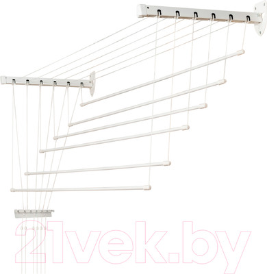 Сушилка для белья Comfort Alumin Group Лифт универсальное крепление 6x160см (сталь/белый)