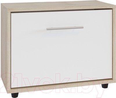 Тумба в прихожую Сокол-Мебель ТП-1 (дуб сонома/белый)