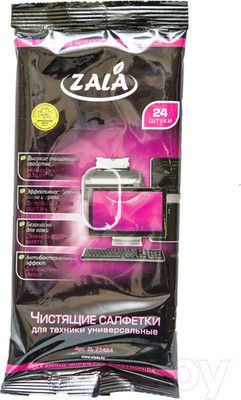 Салфетки для ухода за техникой ZALA ZL77424