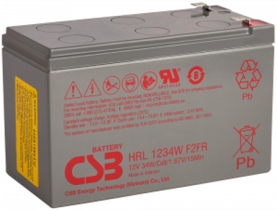 Аккумуляторная батарея CSB HRL 1234W F2 FR (12V/9Ah)