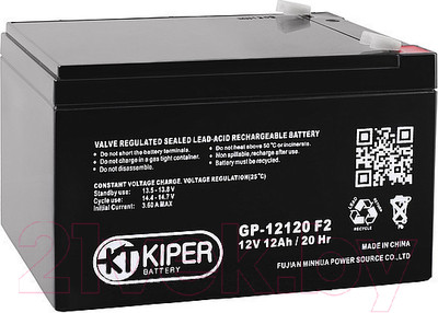 Аккумуляторная батарея Kiper GP-12120 (12V/12Ah)