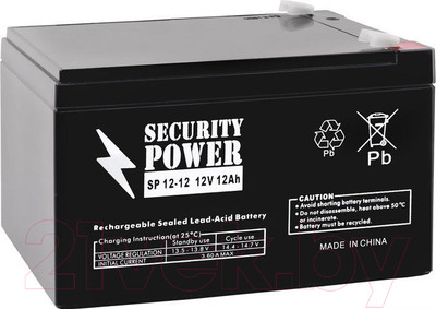 Аккумуляторная батарея Security Power SP 12-12 (12V/12Ah)