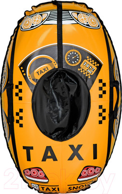 Тюбинг-ватрушка Тяни-Толкай Машинка (желтый)