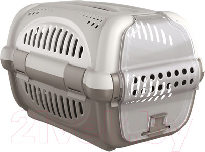 Переноска для животных Georplast Rhino 10569 (серый/бежевый)