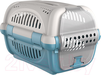 Переноска для животных Georplast Rhino 10569 (серый/голубой)