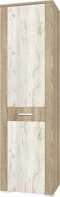 Шкаф-пенал Интерлиния Коламбия КЛ-5 правый (дуб сонома/дуб белый)