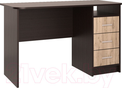Письменный стол Интерлиния СК-001 (дуб венге/дуб серый)