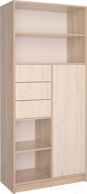 Шкаф Интерлиния СК-021 (дуб сонома/дуб белый)