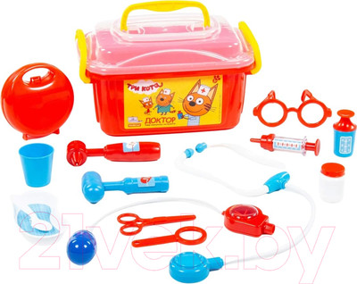 Набор доктора детский Полесье Три Кота. Доктор / 65353 (в контейнере)