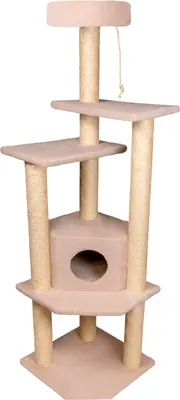 Комплекс для кошек Cat House Торнадо сизаль (бежевый)