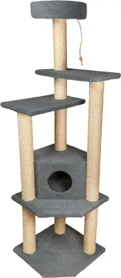 Комплекс для кошек Cat House Торнадо сизаль (серый)