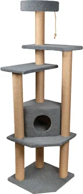 Комплекс для кошек Cat House Торнадо джут (серый)