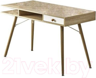 Письменный стол Halmar B34 (дуб сонома/белый)