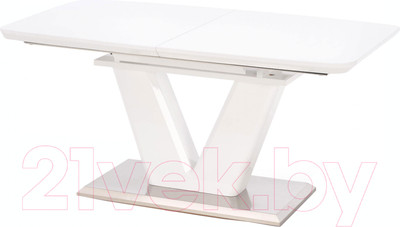 Обеденный стол Halmar Mistral 160-220x90 (белый)