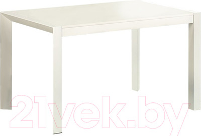 Обеденный стол Halmar Stanford XL 130-250x80 (белый)