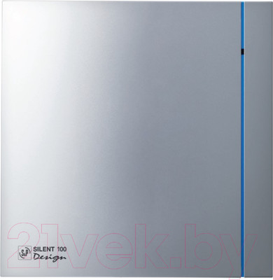 Вентилятор накладной Soler&Palau Silent-100 CHZ Silver Design / 5210602800