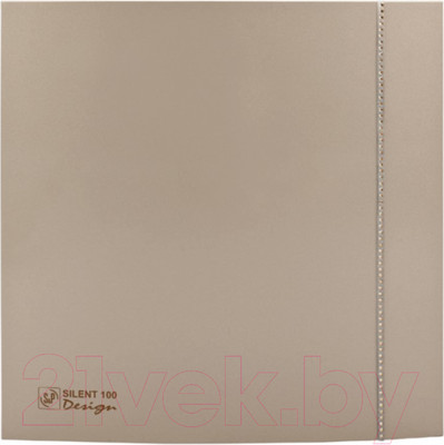 Вентилятор накладной Soler&Palau Silent-100 CZ Champagne Design Swarovski / 5210622500