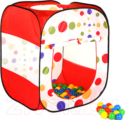 Детская игровая палатка Calida Квадрат 622 (+ 100 шаров)