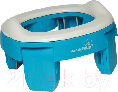 Дорожный горшок Roxy-Kids HandyPotty дорожный / HP-250B (голубой)