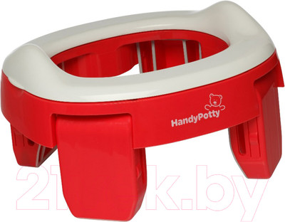 Дорожный горшок Roxy-Kids HandyPotty дорожный / HP-250R (коралловый)
